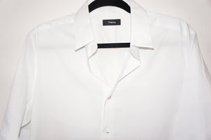 Theory "Sylvian Precise" white button down shirt