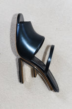 Fendi First Metallic Heel Slide Sandals