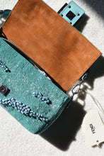 Fendi Re-Edition Turquoise Stone/Bead Baguette