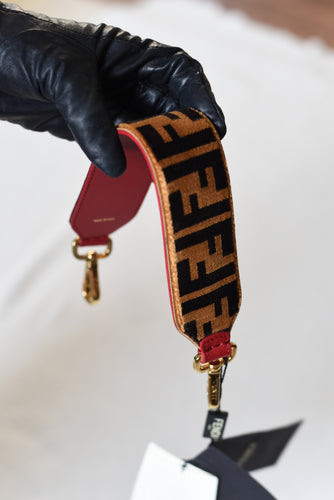 Fendi Zucca FF Mini Strap You Bag Handle