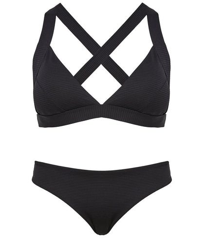 Onia x Theory Alexandra Ribbed Texture Bikini Top