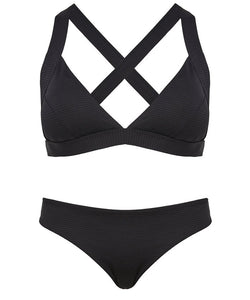 Onia x Theory Lily Ribbed Texture Bikini Bottom