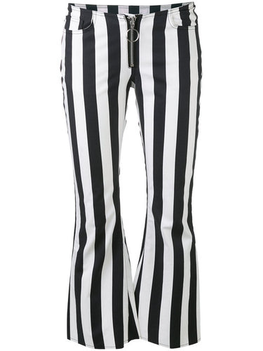 MARQUES'ALMEIDA striped flared trousers