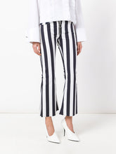 MARQUES'ALMEIDA striped flared trousers