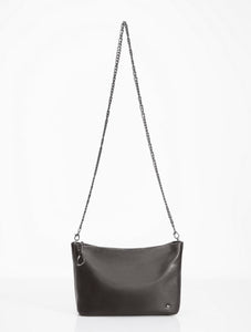 Halston Heritage Elsa convertible clutch in Chocolate