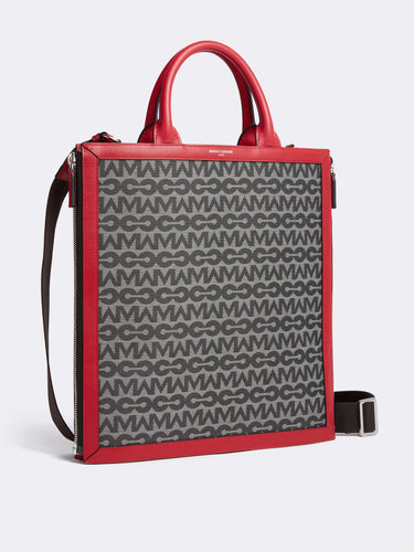 Mark Cross Sidney MC Jacquard Tote Bag NWOT
