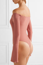 Alix Baxter bell-sleeve stretch-jersey bodysuit