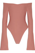 Alix Baxter bell-sleeve stretch-jersey bodysuit