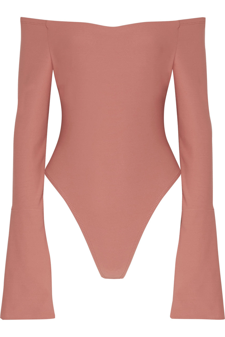 Alix Baxter bell-sleeve stretch-jersey bodysuit