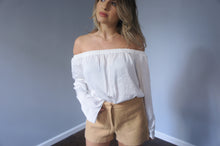 Maggy Frances camel wool shorts