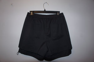 Theory+ "Donatelo" in Defense Black Shorts