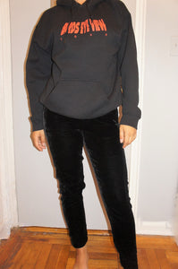 Theory Velvet "thorene" black pants