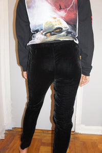 Theory Velvet "thorene" black pants