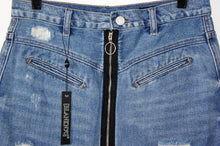 BlankNYC denim zip up skirt