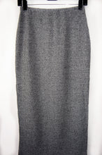 State of being "Ruby" rib grey skirt