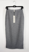 State of being "Ruby" rib grey skirt