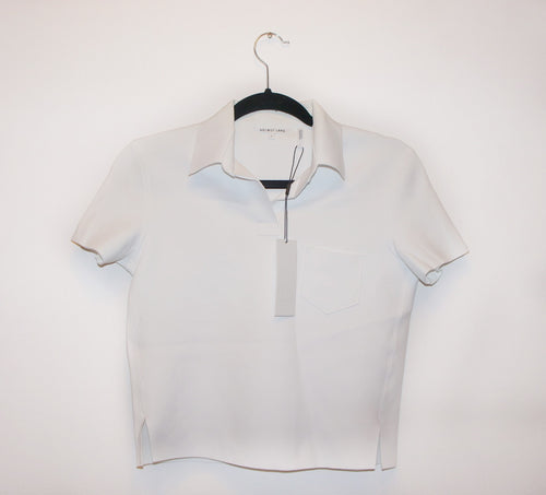 Helmut Lang white crop top
