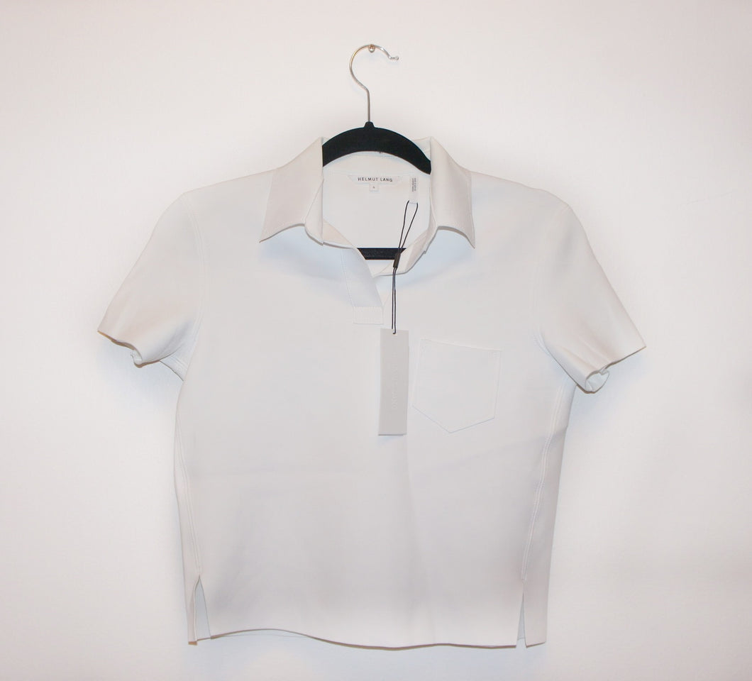 Helmut Lang white crop top