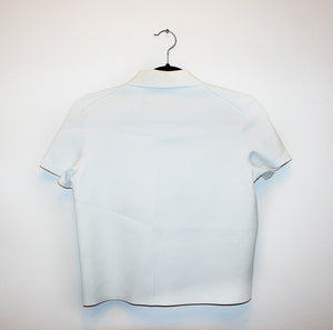 Helmut Lang white crop top