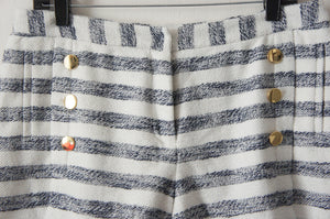 Julie Brown "sailor shorts" in sailor tweed