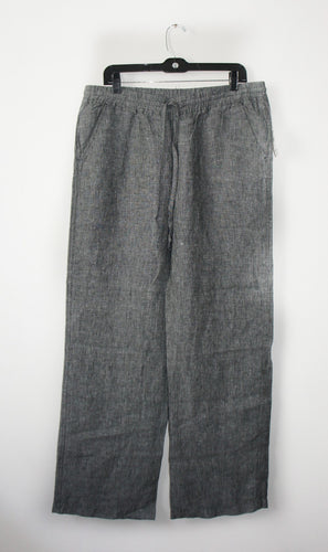 Allen Allen charcoal stitch waist pant