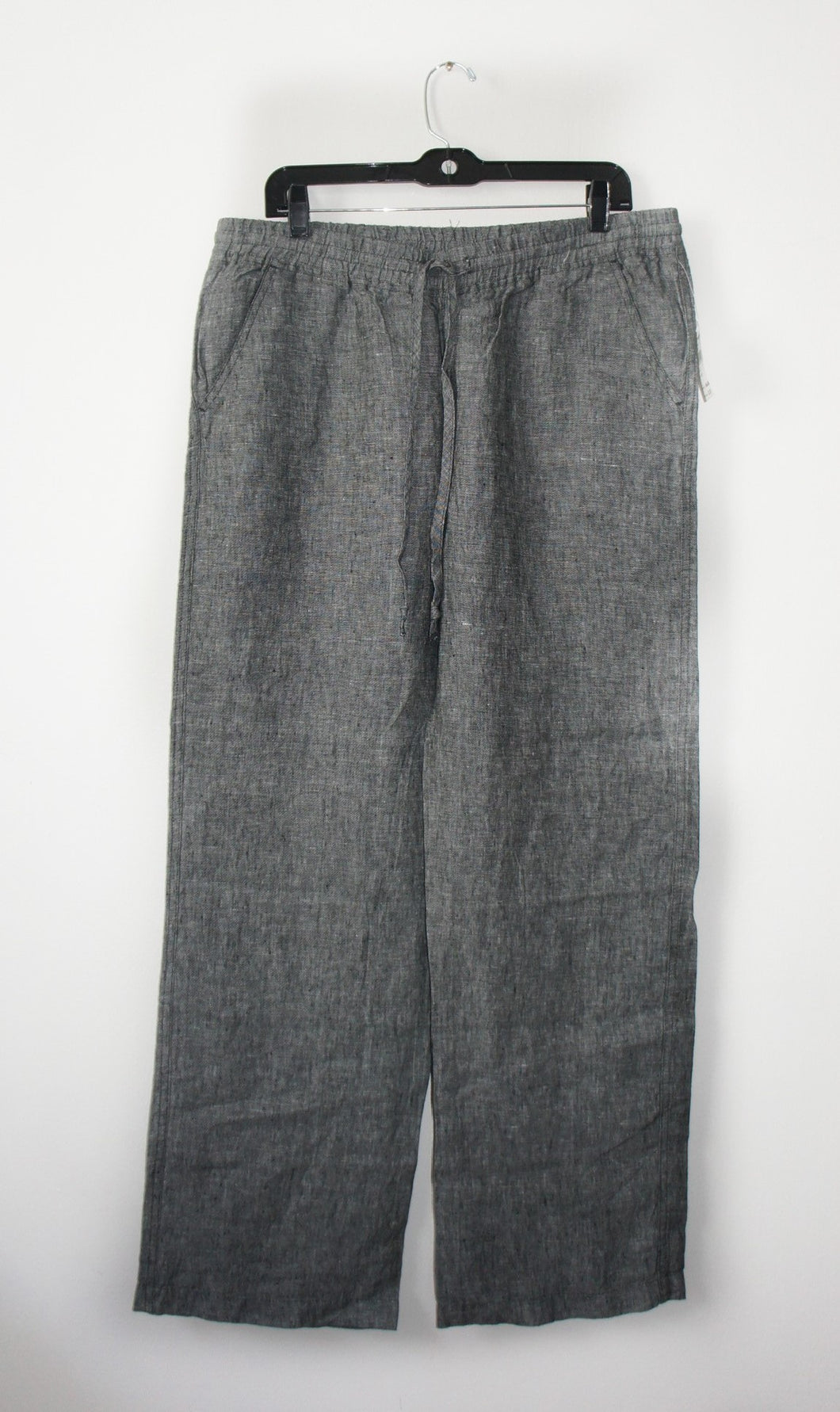 Allen Allen charcoal stitch waist pant