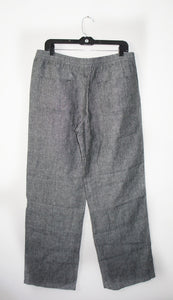 Allen Allen charcoal stitch waist pant