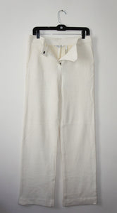 Helmut Lang cream wool pants