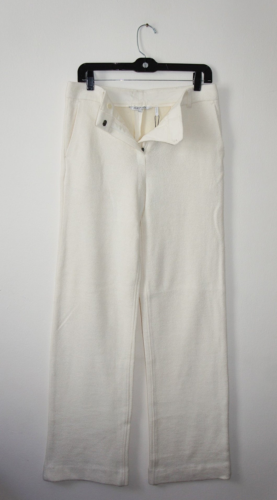 Helmut Lang cream wool pants