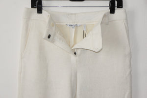Helmut Lang cream wool pants
