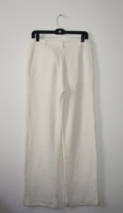 Helmut Lang cream wool pants