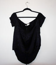 State of being black viscose top