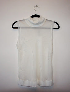 Theory Bias Silk Top in ivory