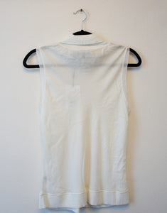 Theory Bias Silk Top in ivory