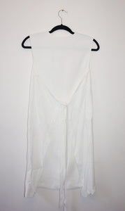 Helmut Lang off white dress with a back tie