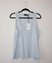 Theory blush blue "akesi neo slub" top