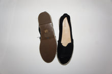 Schutz black espadrille flats