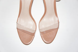 Schutz "Lucy" clear patent sandals