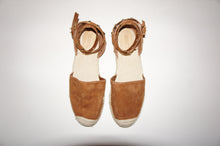 Schutz camel studded espadrille flats