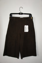 Frame denim suede high-rise culottes