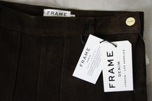 Frame denim suede high-rise culottes