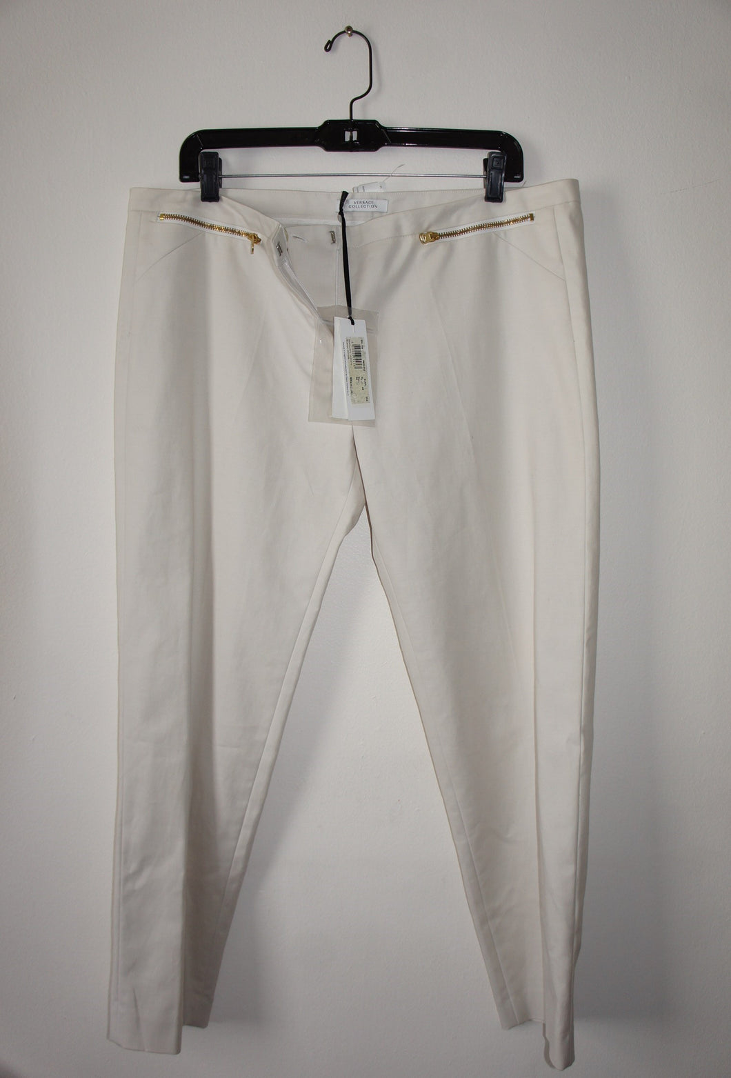 Versace Collection white pants