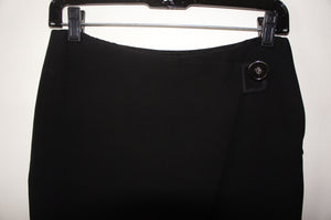 Giorgio Armani Women's Black Silk Cady Skirt Pants