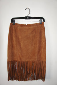 Cusp by Neiman Marcus Suede Skirt