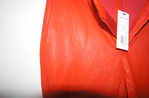 Helmut Lang leatherette stretch plunge pants