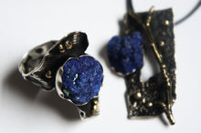 Blue stone | Silver ring | Pendant set