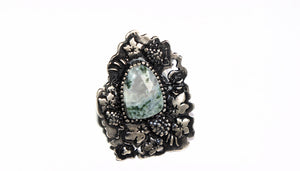 Semi-precious stone | Silver ring from Armenia