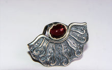 Red crystal | Silver ring from Armenia