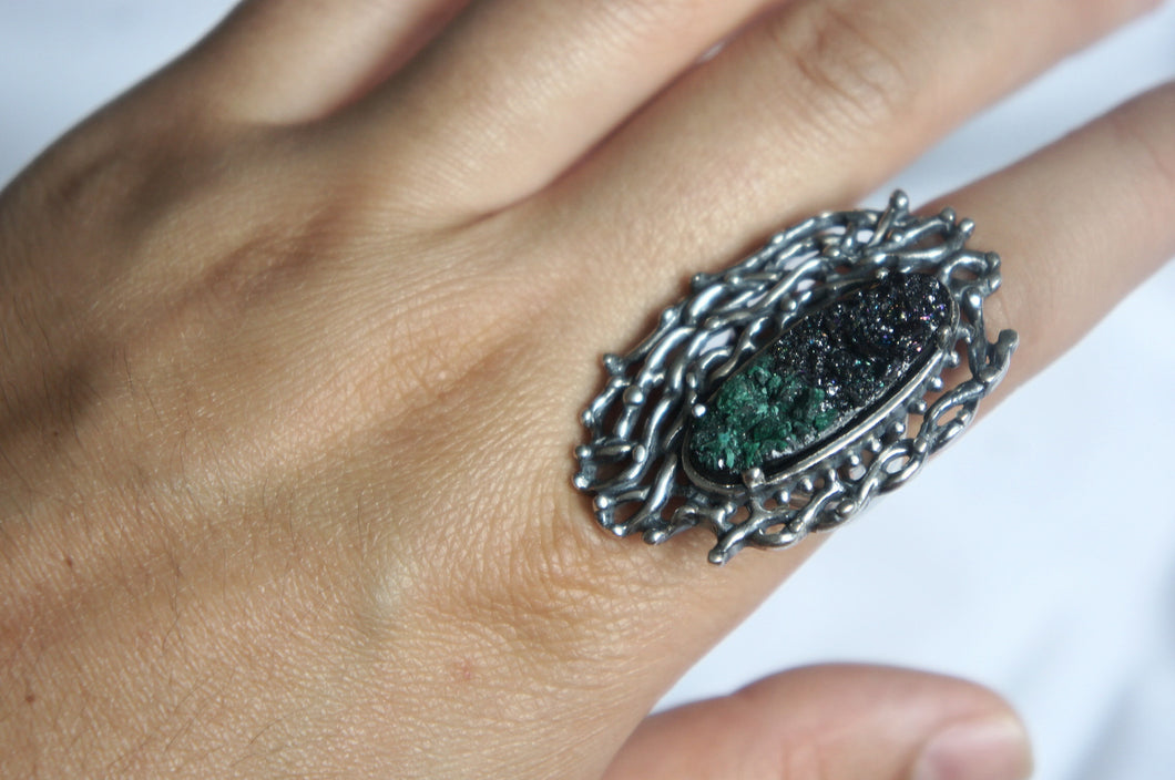 Semi-precious stone | Silver ring from Armenia