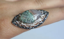 Semi-precious stone | Silver ring from Armenia